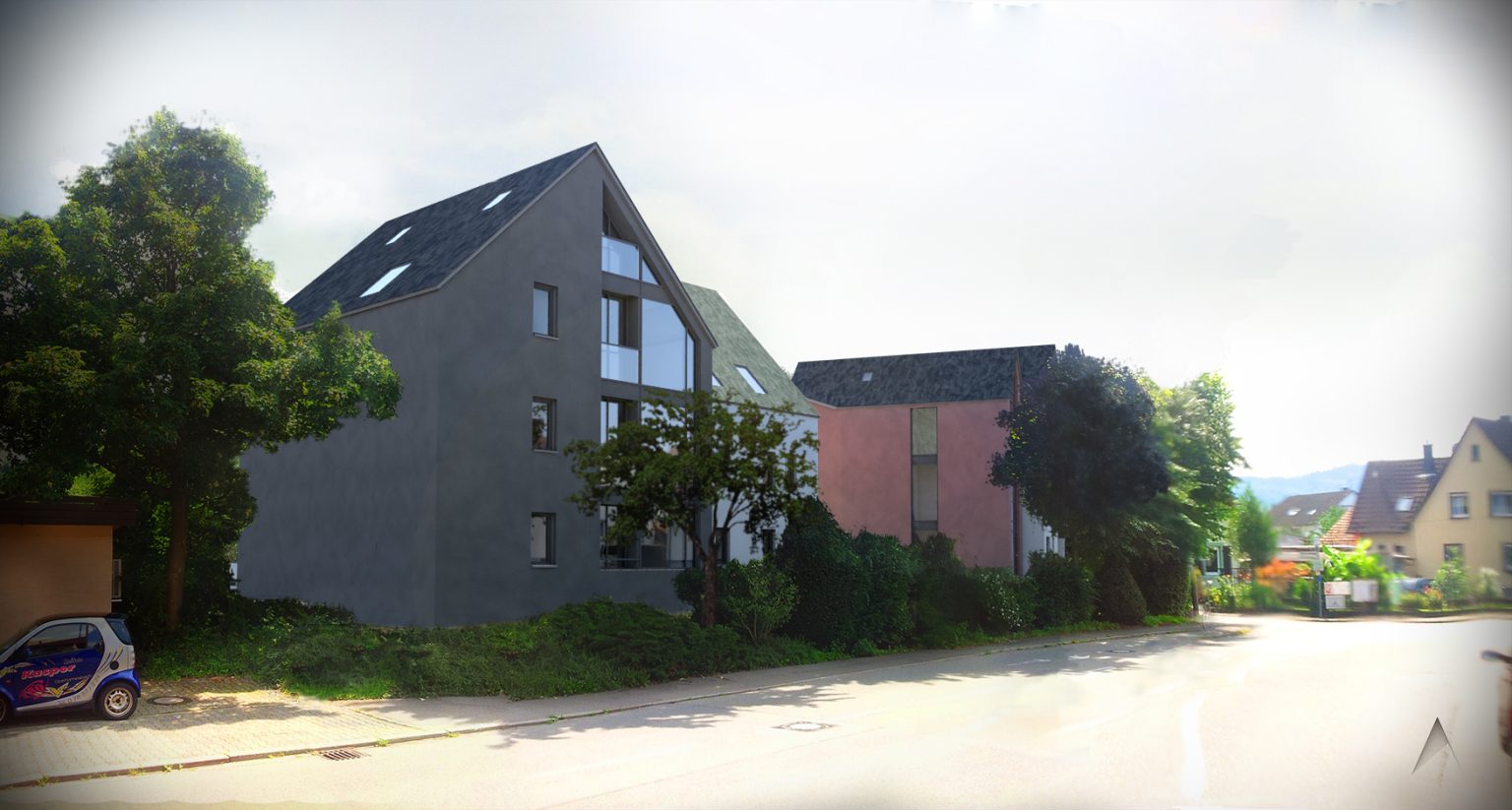 Wohnensemble · Räumliche Studie – Projektbild