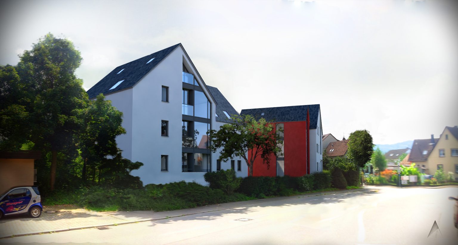 Wohnensemble · Räumliche Studie – Projektbild