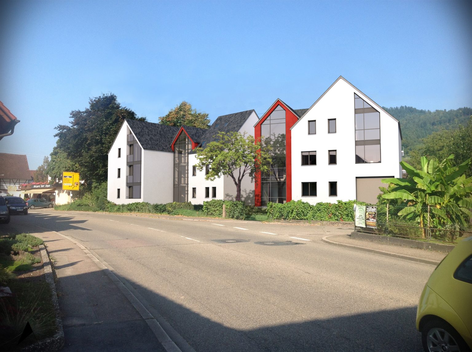 Wohnensemble · Räumliche Studie – Projektbild