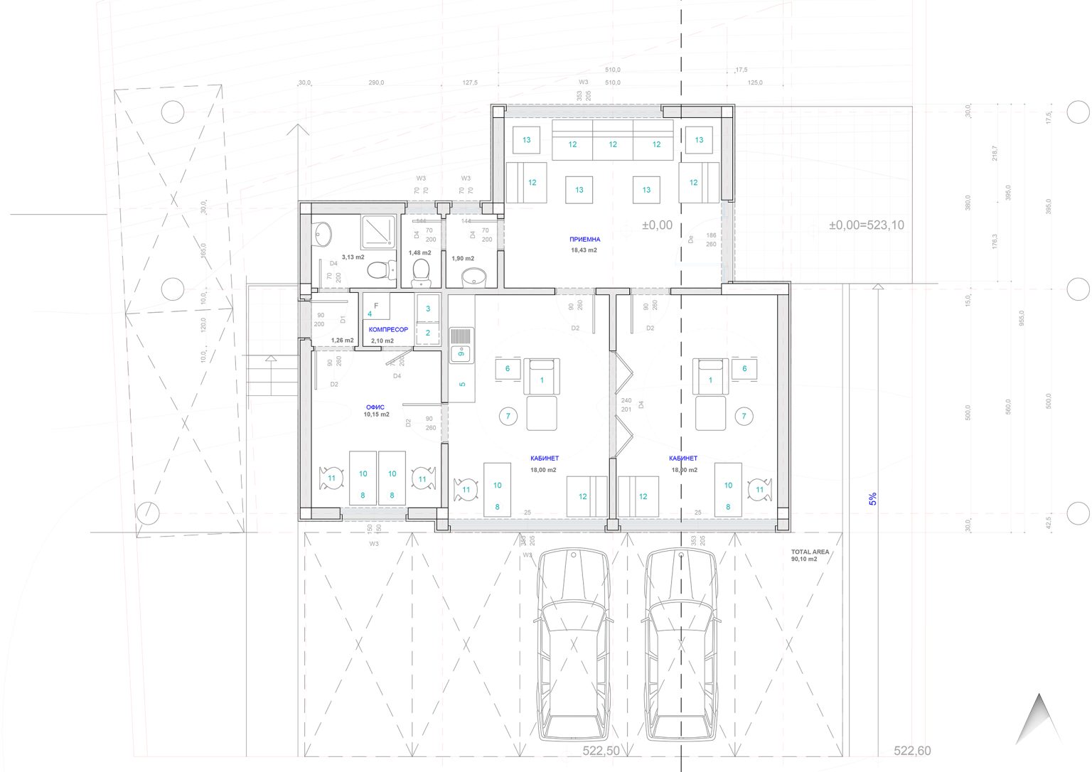Zahnklinik in Momin Prohod – Projektbild