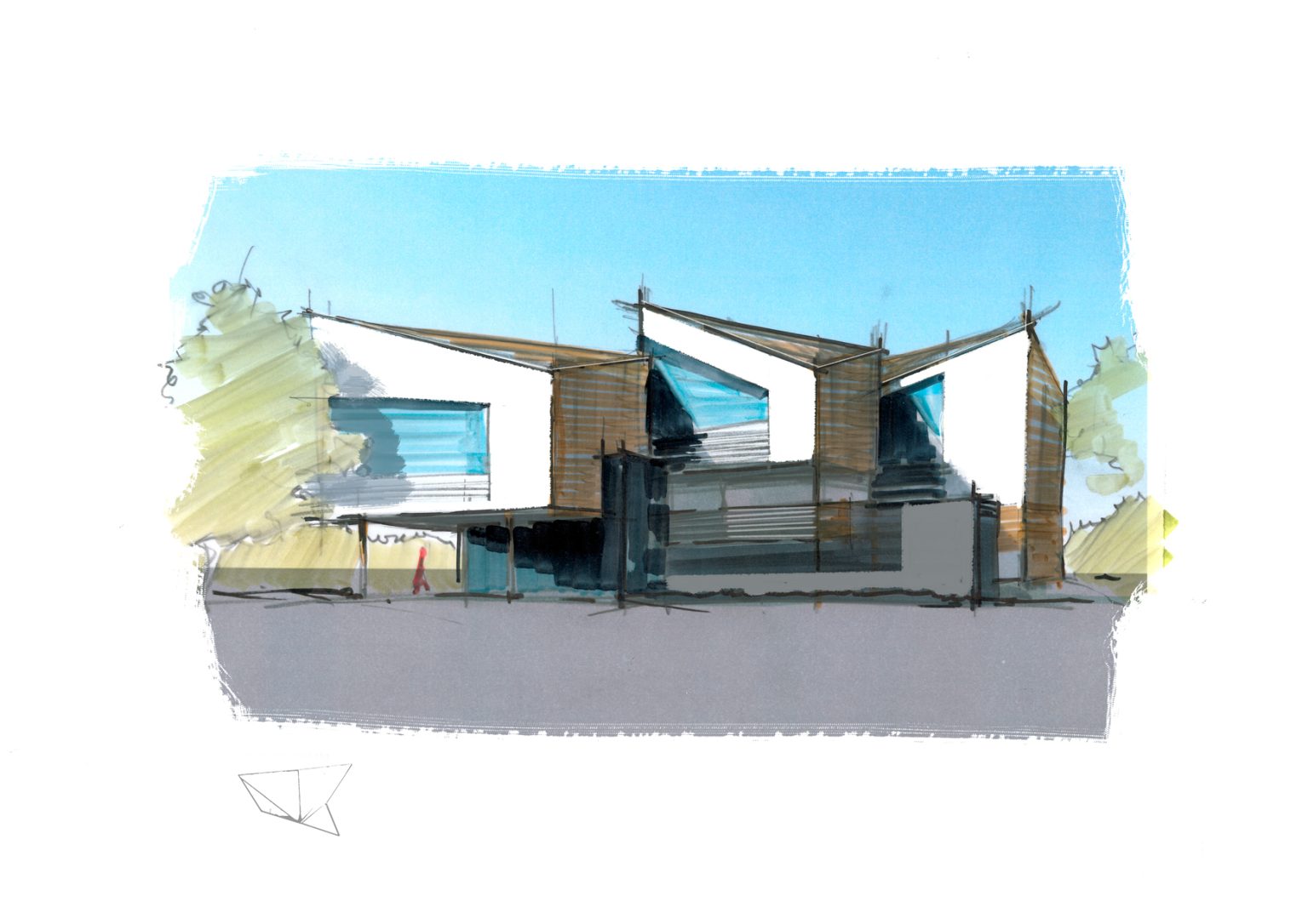Wohnensemble · Studie für Grossmann Architekten – Projektbild